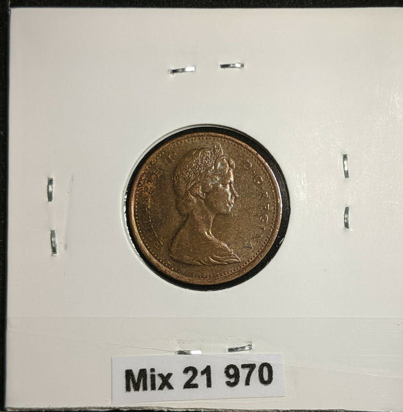 Canada 1967 Cent KM# 65 Scratches  #970