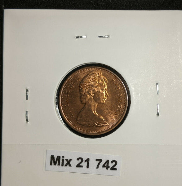 Canada 1967 Cent KM# 65 Scratches  #742