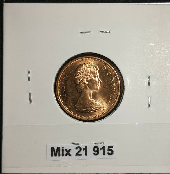 Canada 1967 Cent KM# 65 Scratches  #915