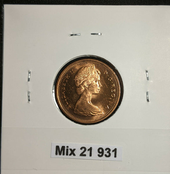 Canada 1967 Cent KM# 65 Scratches  #931