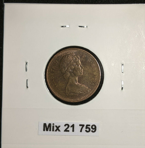 Canada 1967 Cent KM# 65 Scratches  #759
