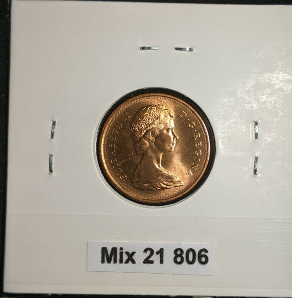 Canada 1967 Cent KM# 65 Scratches  #806