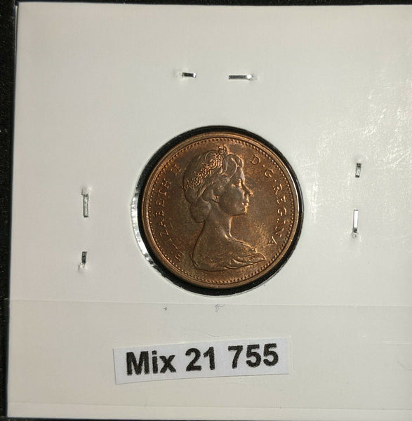 Canada 1967 Cent KM# 65 Scratches  #755