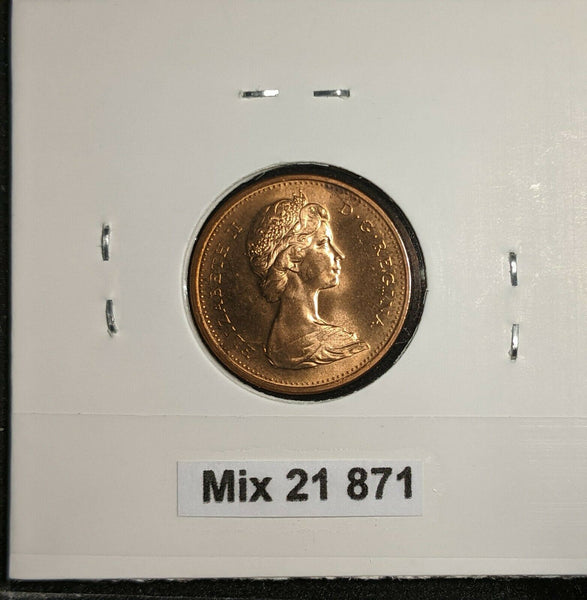 Canada 1967 Cent KM# 65 Scratches  #871