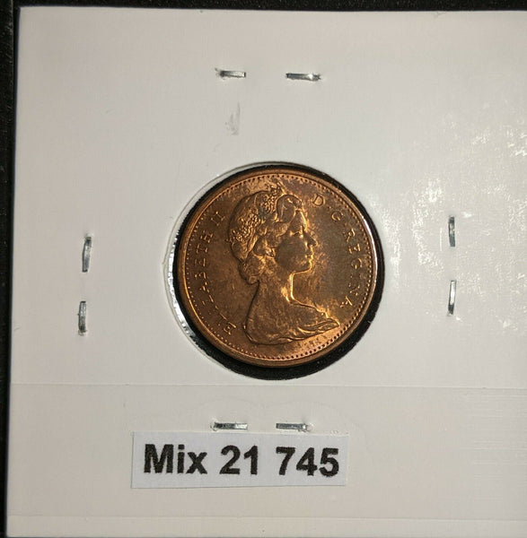 Canada 1967 Cent KM# 65 Scratches  #745
