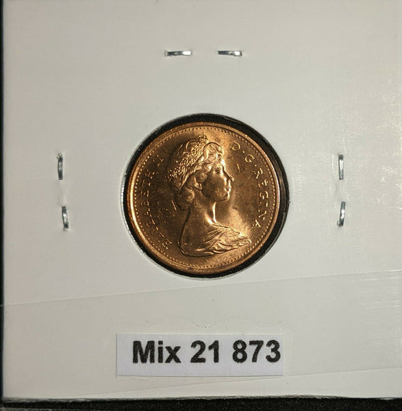 Canada 1967 Cent KM# 65 Scratches  #873