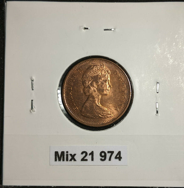 Canada 1967 Cent KM# 65 Scratches  #974