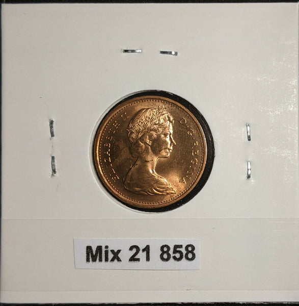 Canada 1967 Cent KM# 65 Scratches  #858