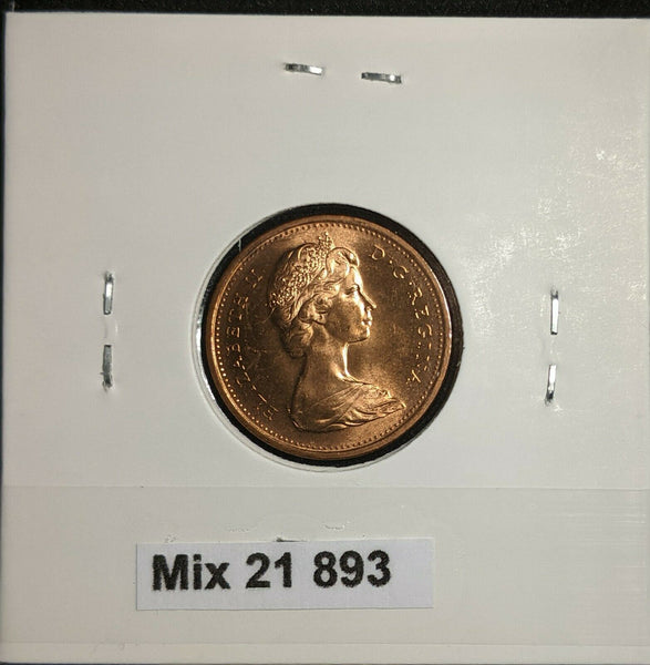 Canada 1967 Cent KM# 65 Scratches  #893