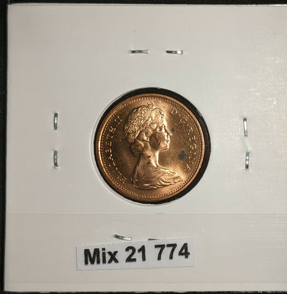 Canada 1967 Cent KM# 65 Scratches  #774