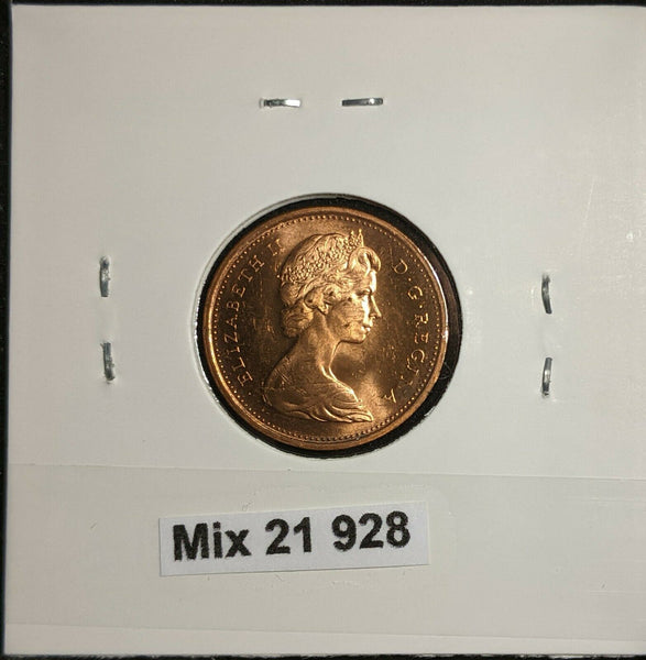 Canada 1967 Cent KM# 65 Scratches  #928