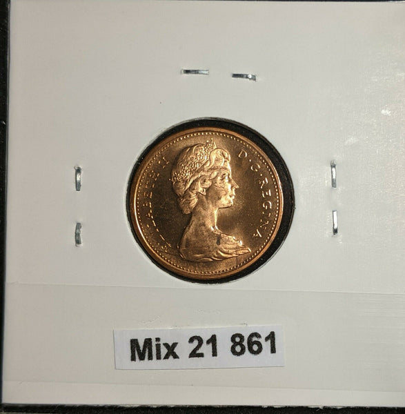 Canada 1967 Cent KM# 65 Scratches  #861