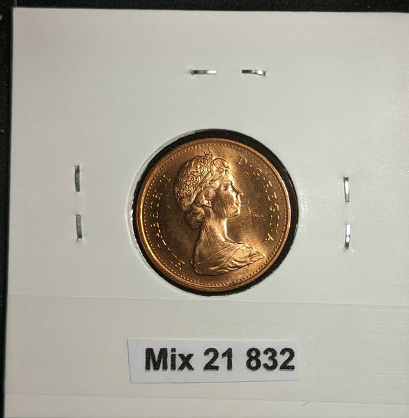Canada 1967 Cent KM# 65 Scratches  #832