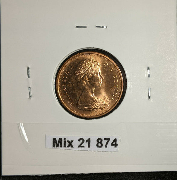Canada 1967 Cent KM# 65 Scratches  #874