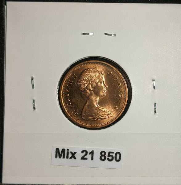 Canada 1967 Cent KM# 65 Scratches  #850