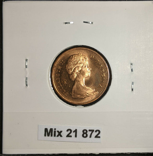 Canada 1967 Cent KM# 65 Scratches  #872