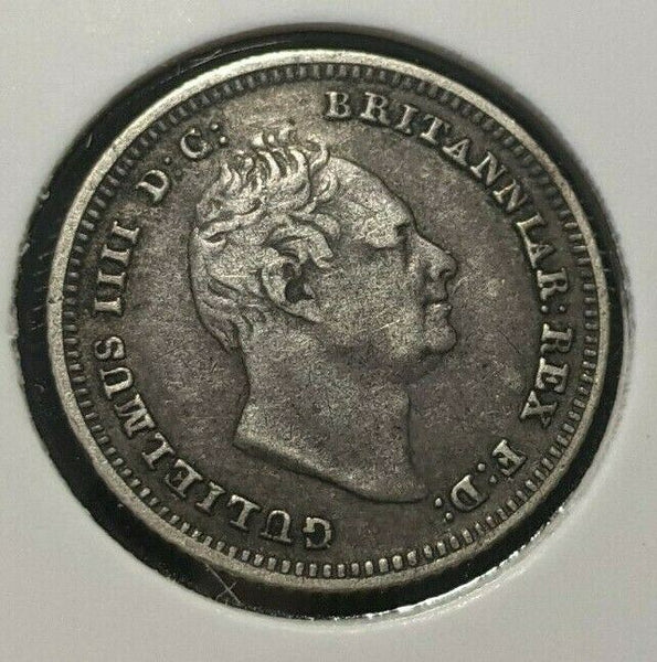 Great Britain 1837 4 Pence KM# 723 Scratches #032
