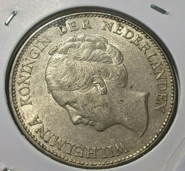 Netherlands 1940 Gulden KM# 161.1 Cleaned #330       4B