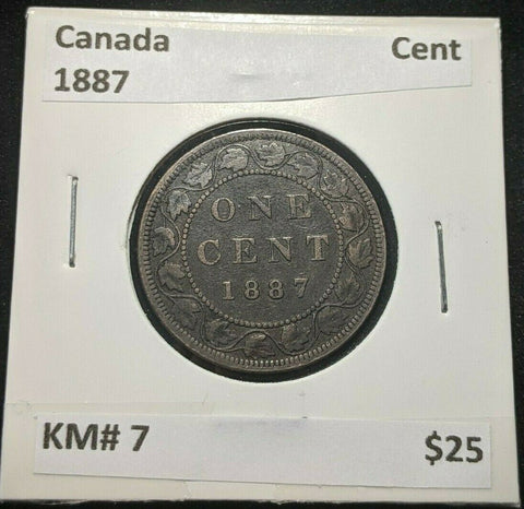 Canada 1887 Cent KM# 7 #477