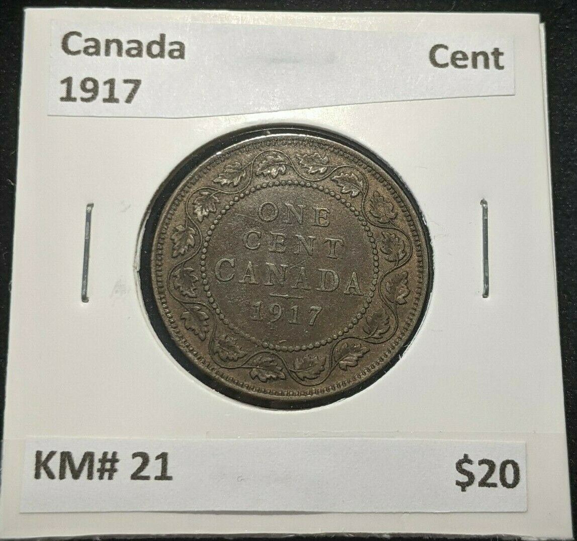 Canada 1917 Cent KM# 21 #1218