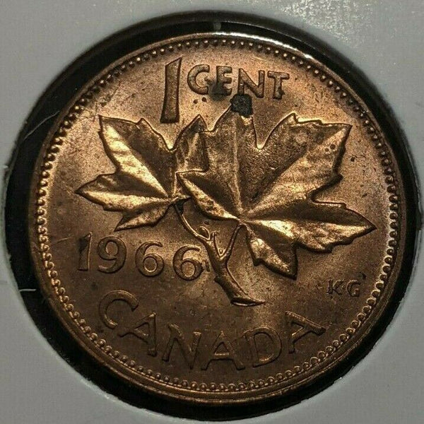 Canada 1966 Cent KM# 59.1 #897