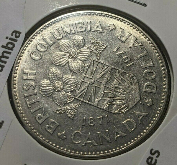 Canada British Columbia 1971 Dollar KM# 79 Scratches #1123