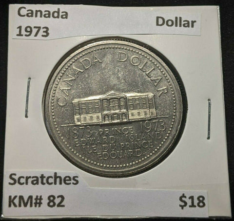 Canada 1973 Dollar KM# 82 Scratches #1101