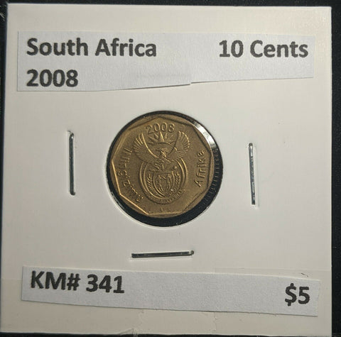 South Africa 2008 10 Cents KM# 341 #926 A1