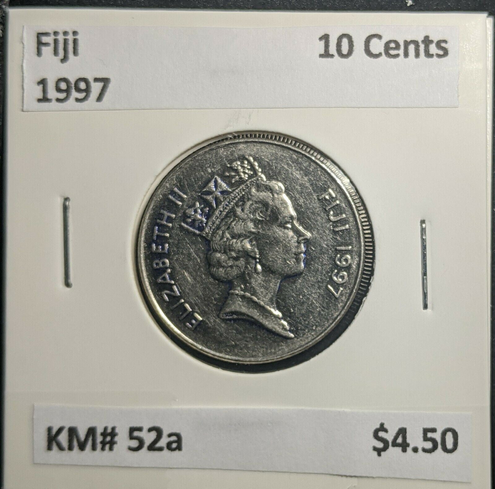 Fiji 1997 10 Cents KM# 52a #396 1B