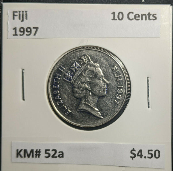 Fiji 1997 10 Cents KM# 52a #396 1B