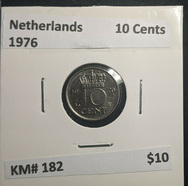 Netherlands 1976 10 Cents KM# 182 #807 1C