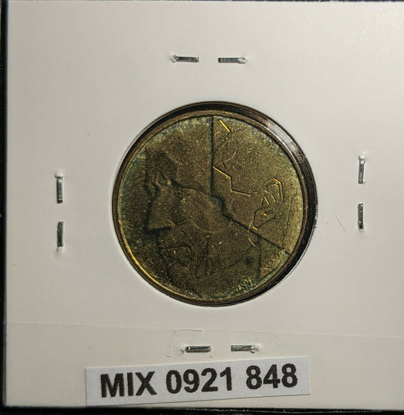 Belgium 1986 5 Francs KM# 163 #848 2A