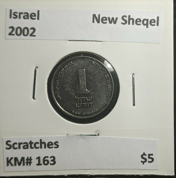 Israel 2002 New Sheqel KM# 163 Scratches #315 3A