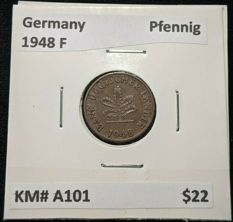 Germany 1948 F Pfennig KM# A101 #771 3B