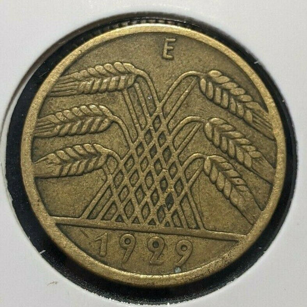 Germany Weimar Republic 1929 E 10 Reichspfennig KM# 40 #739 3B