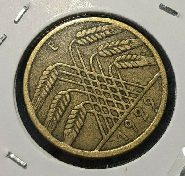 Germany Weimar Republic 1929 E 10 Reichspfennig KM# 40 #739 3B