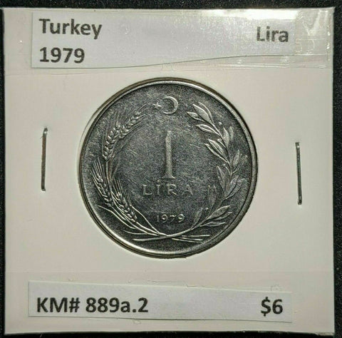 Turkey 1979 Lire KM# 899a.2 #722   10C