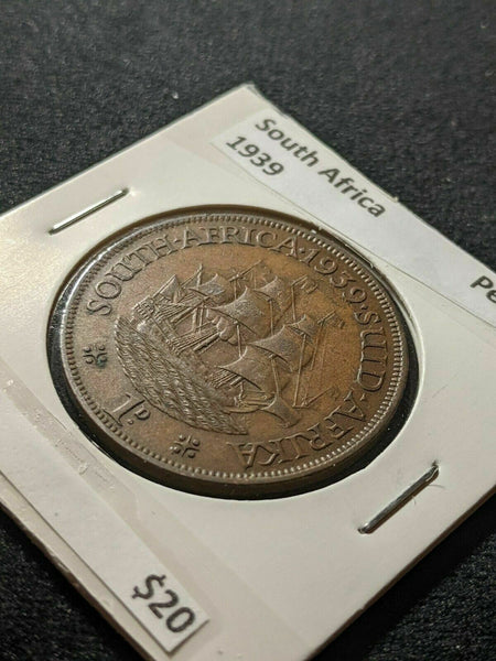 South Africa 1939 Penny KM# 25 #651