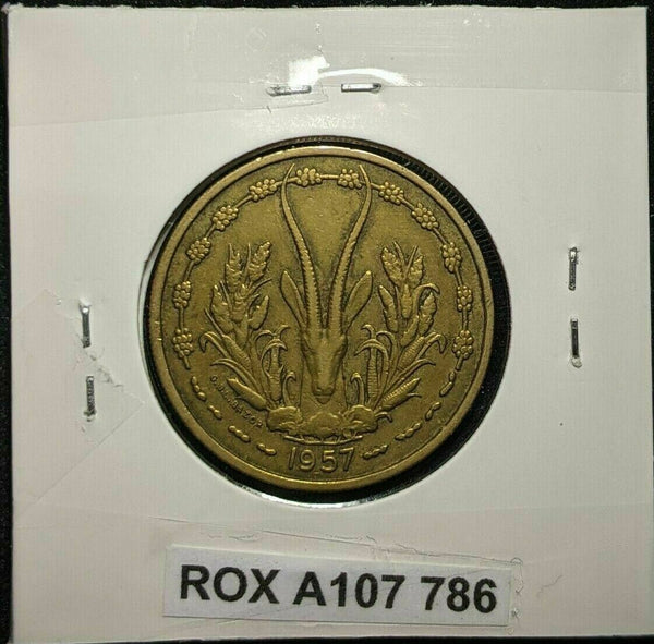 French West Africa 1957 25 Francs KM# 9 #786