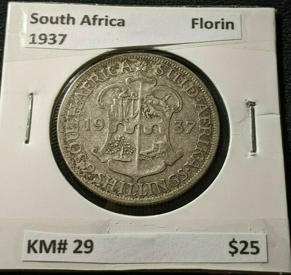 South Africa 1937 Florin KM# 29 #487