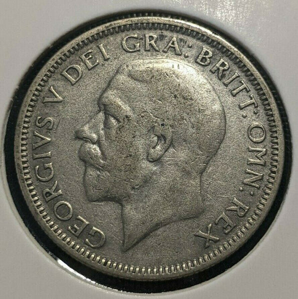 Great Britain 1936 Shilling 1/- KM# 833 Scratches #345 4A
