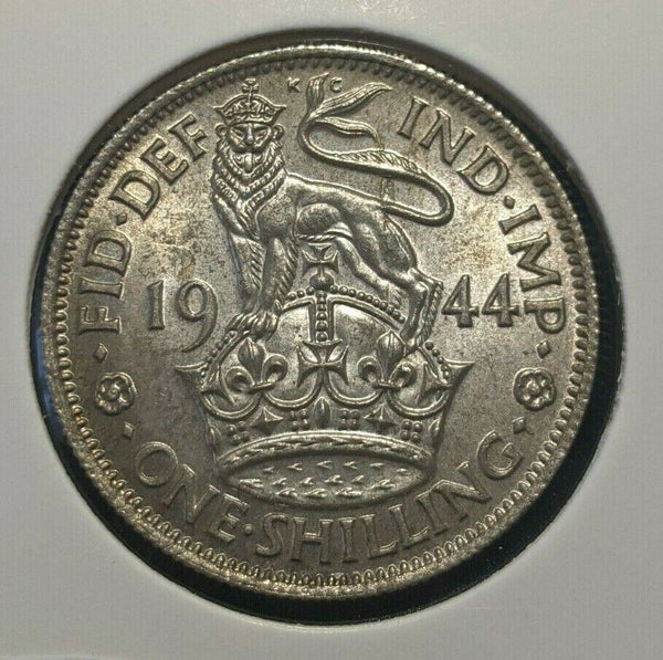 Great Britain 1944 Shilling 1/- KM# 853 Scratches #972 4A