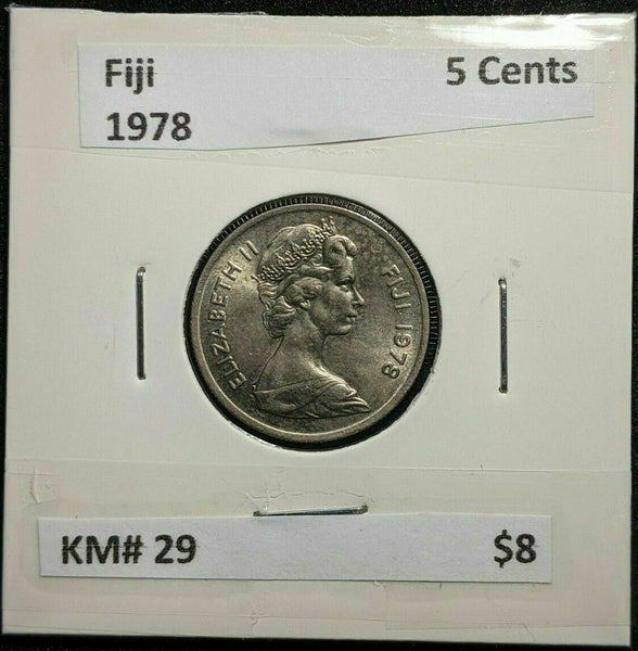 Fiji 1978 5 Cents KM# 29 #787