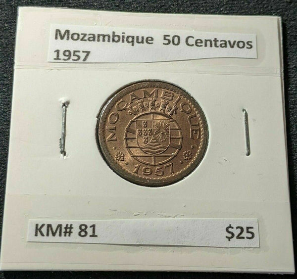 Mozambique 1957 50 Centavos KM# 81 #504   #6C