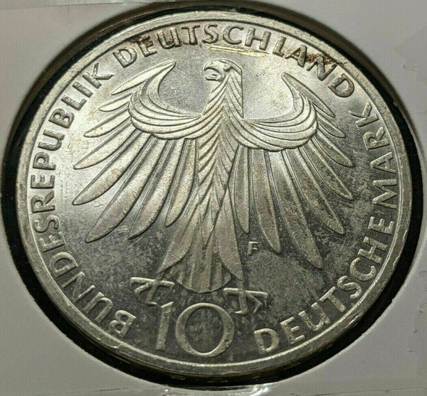 Germany 1972 10 Mark KM# 132 Scratch #762  8A