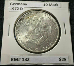 Germany 1972 D 10 Mark KM# 132 #751  8B