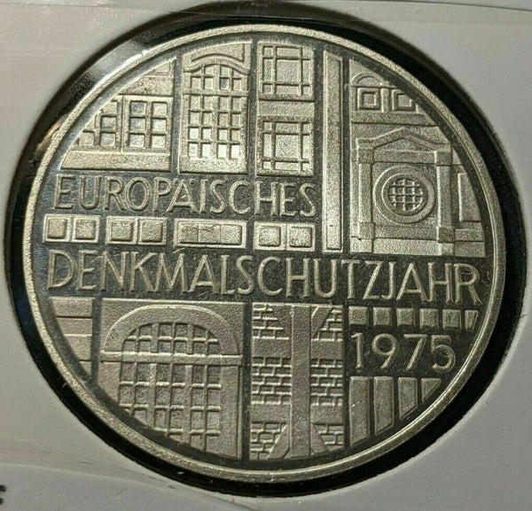 Germany Proof 1975 F 5 Mark KM# 142.1 #760  8B