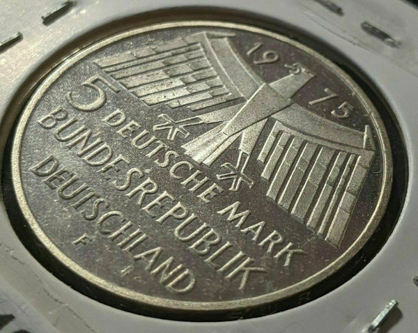 Germany Proof 1975 F 5 Mark KM# 142.1 #760  8B