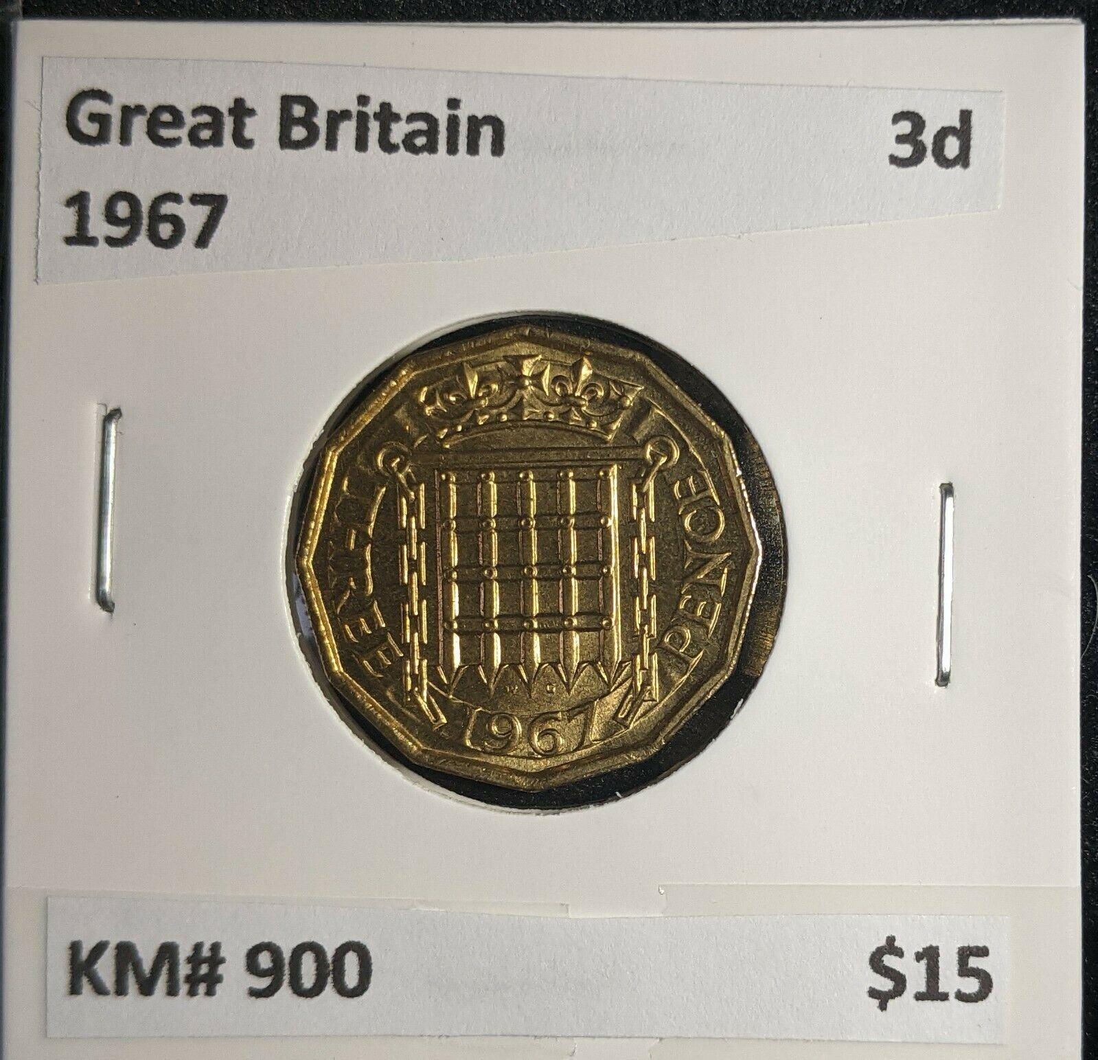 Great Britain 1967 3d Threepence KM# 900 #0997 5A