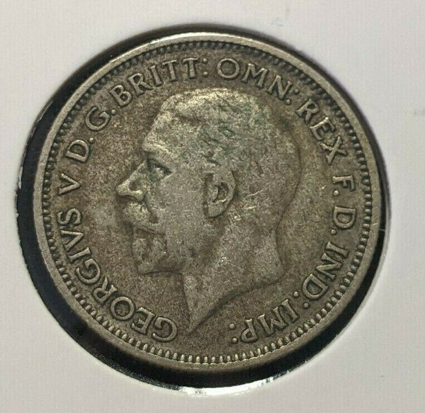 Great Britain 1936 6 Pence Sixpence 6d KM# 832 Scratches #977 4B